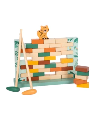 jogo de parede em madeira safari