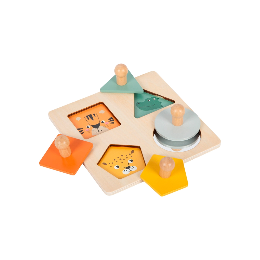 puzzle de encaixe com pegas safari